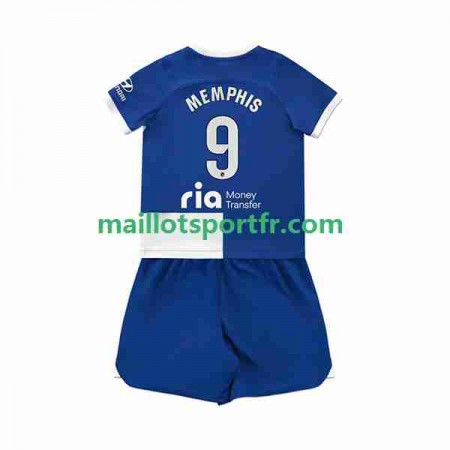 Maillot de Foot Atlético Madrid 2 Memphis Depay 9 Enfant Exterieur 2023/24